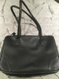 MONARCH Airlines Collectible Air Host Black Leather Effect Handbag Great Cond