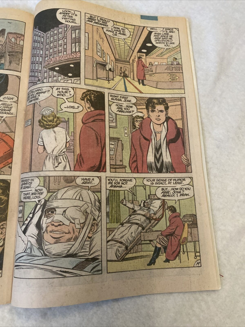 COMIC - DC Comics ACTION COMICS Lois Lane & Lana Lang Feb 1988 Superman (8832