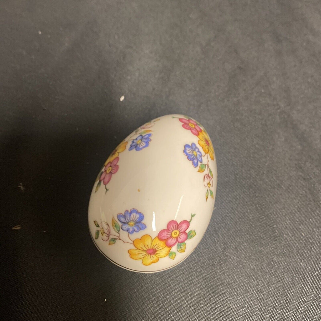 Trinket Box EGG - England Berkshire Fine Bone China Egg - (9210)
