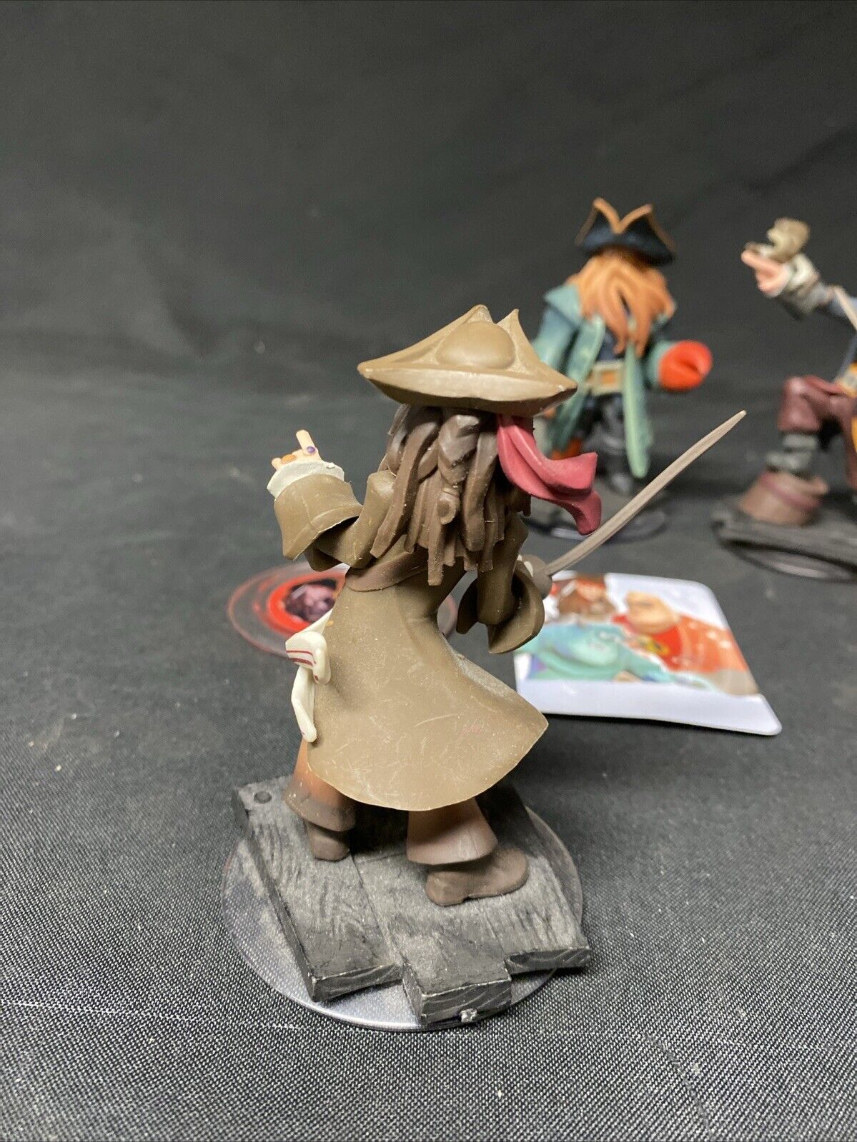 Disney Infinity Figures Pirates of The Carribean Jack Sparrow  Davy Jones Barbossa (5562)