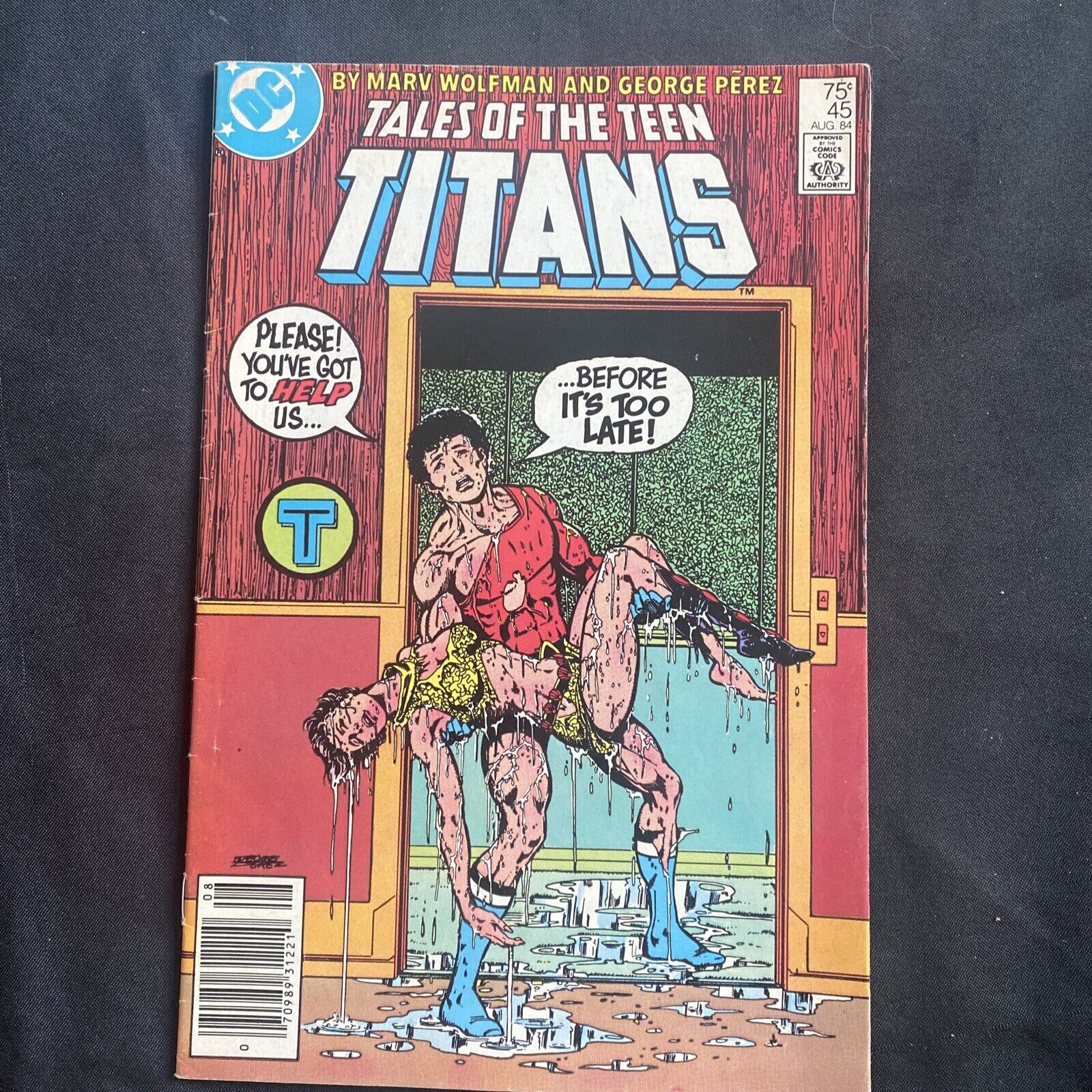 COMIC - DC Comics Tales of TEEN TITANS - Aug 1984 - RAVEN - (8813)