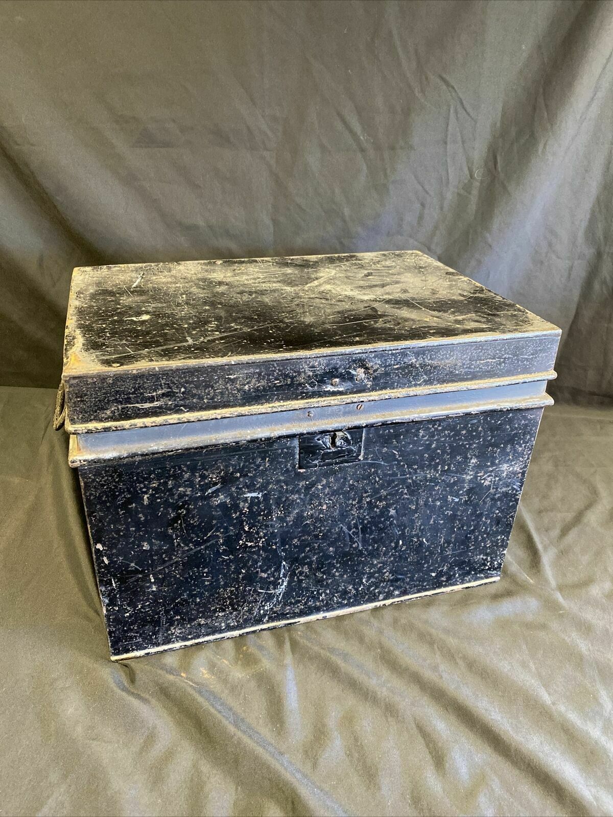 Antique Milners Fire-Proof Portable Safe 1842 V.Heavy 45cm x 31 x 31 cm (7711
