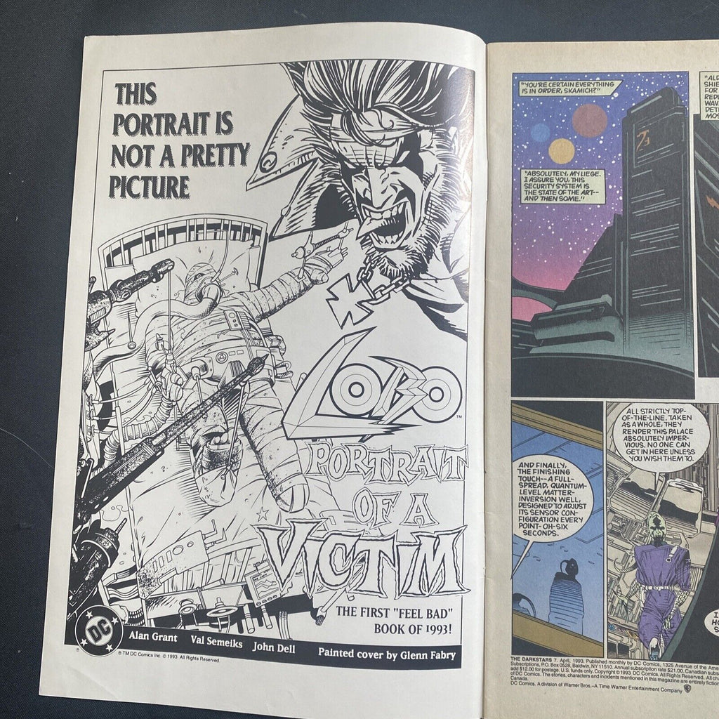 COMIC - DC Comics DARKSTARS Flint Disgraced  - 7th April 1993 - New York (8818)