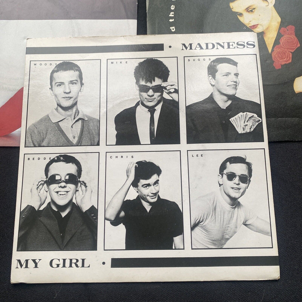 Vinyl Records 7" Singles 5 x 1980's Marti Webb, Madness, Lisa Stansfield -(9468