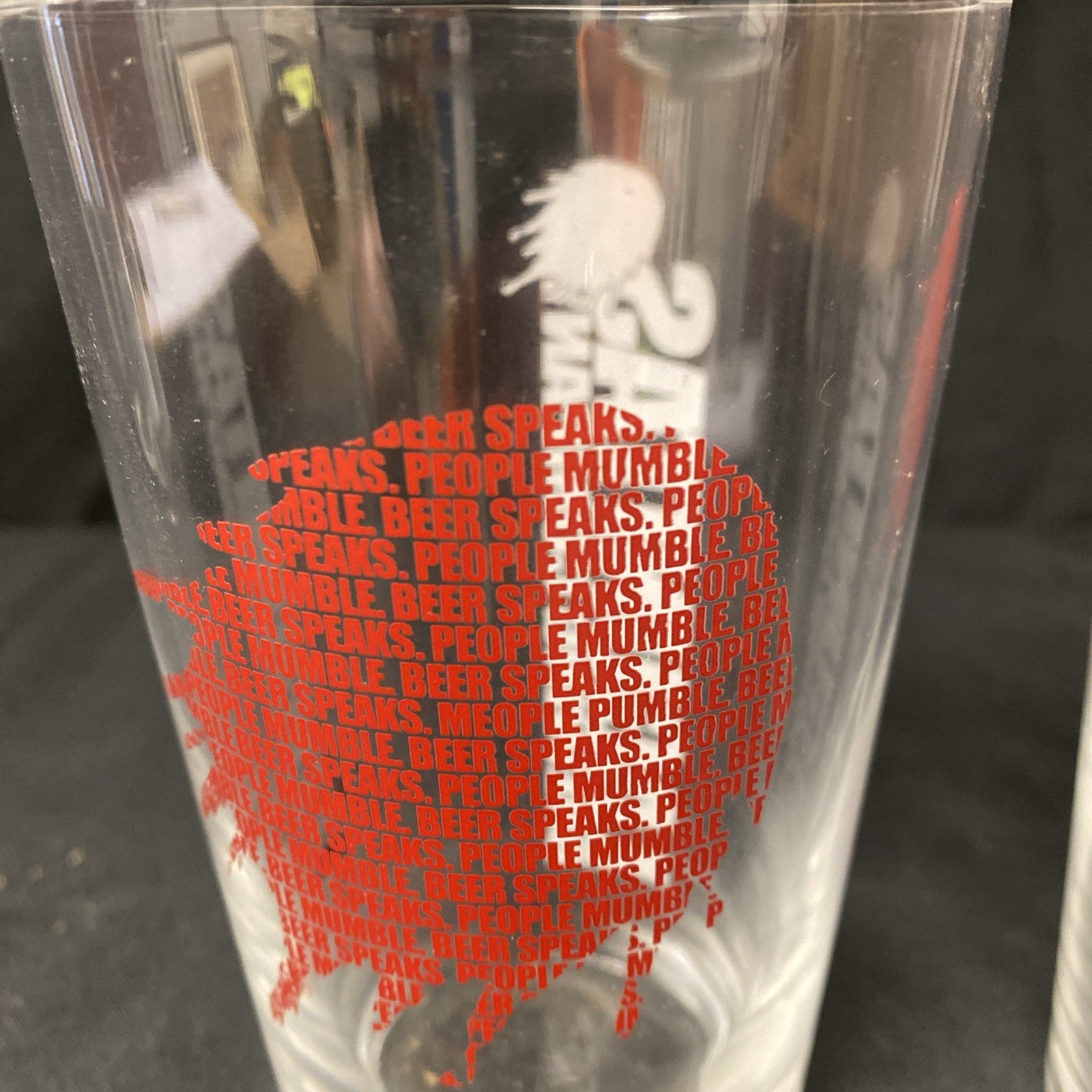 2X Lagunitas Brewing Co. Pint Glasses Lager Beer Drinks Home Bar Pub (1337)