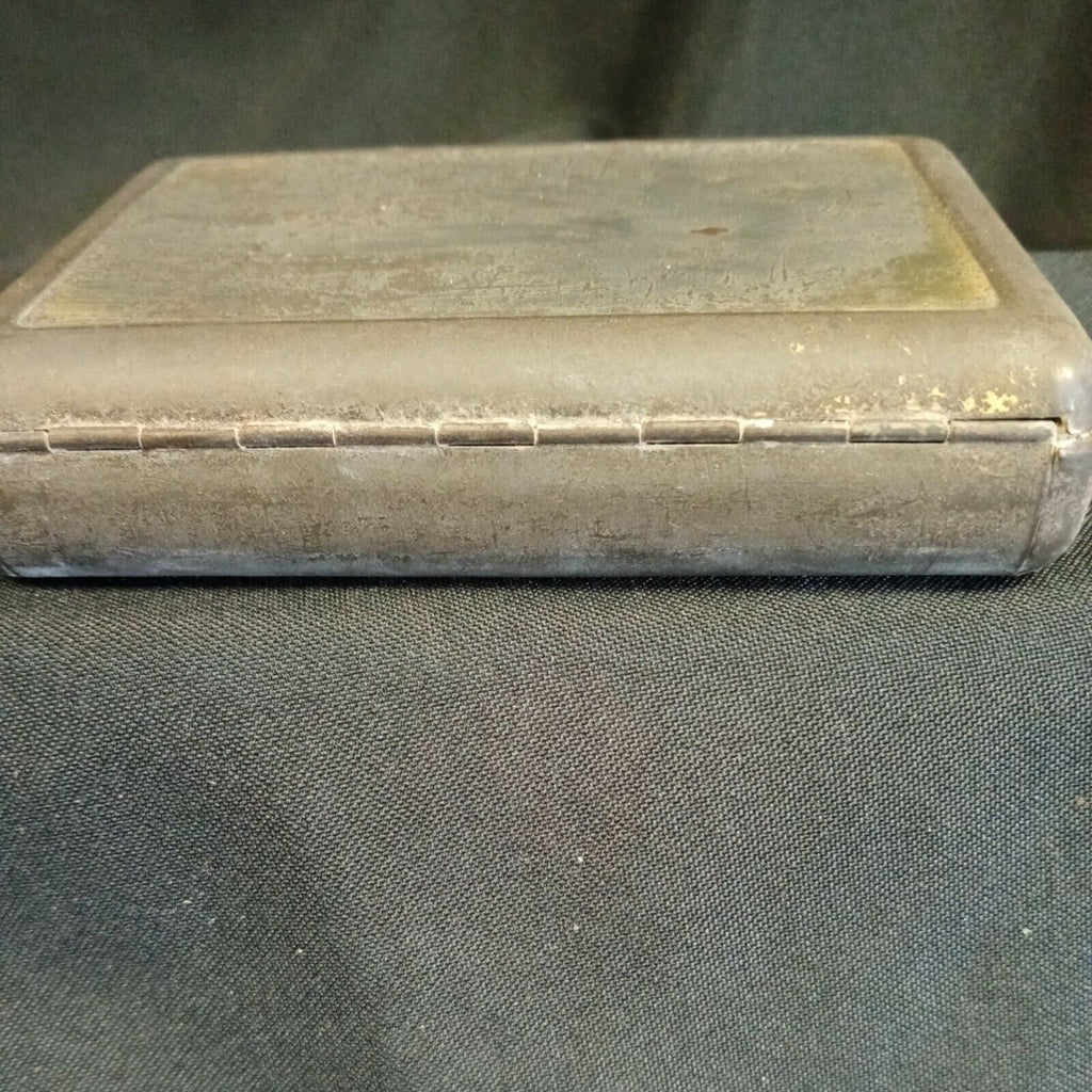 Jahnkes's Patent Tin 15 May 1880 Floral and Butterfly decoration Rare - (7938)