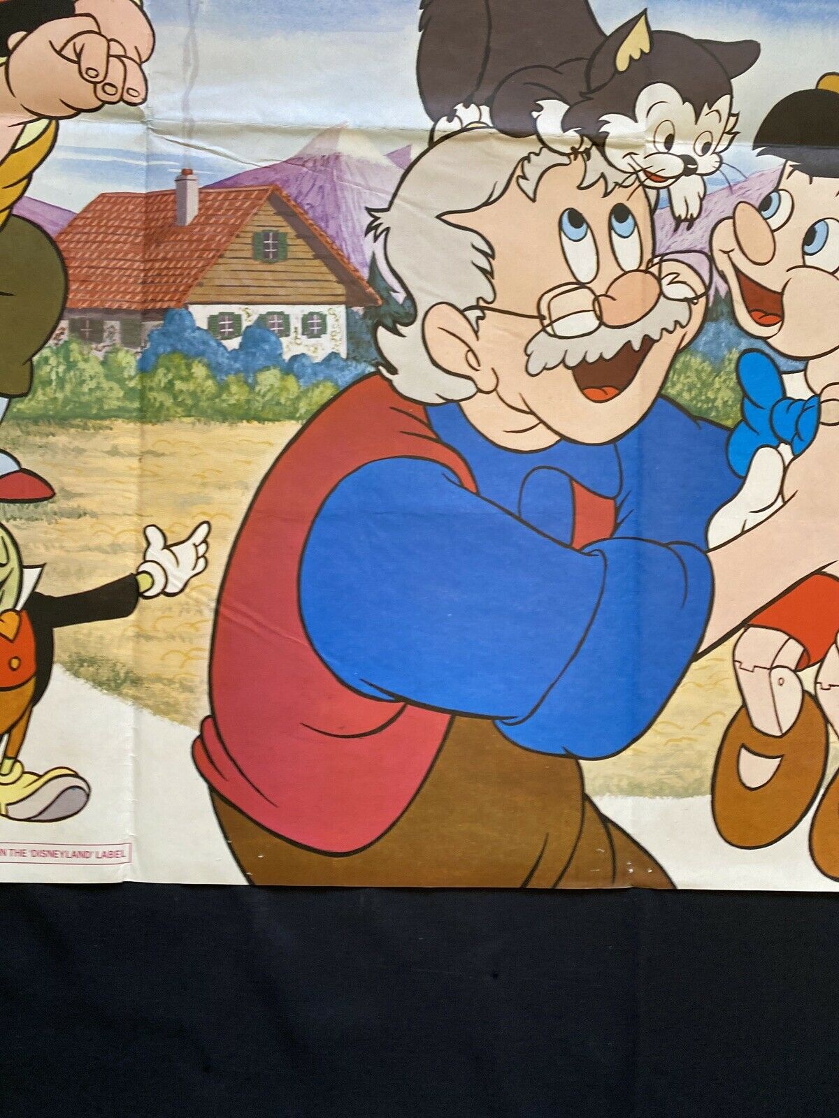ORIGINAL UK QUAD POSTER - Disney's Pinocchio (1978 re-release) - (6566)