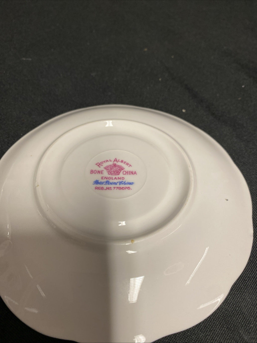 Royal Albert Bone China Petit Point RD778676 Tea Cup & Saucer - (1757)