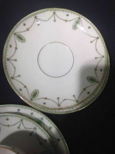 Moritz Zdekauer MZ Austria Design ALT 578 - 10 pieces green swags 1905 (1500)