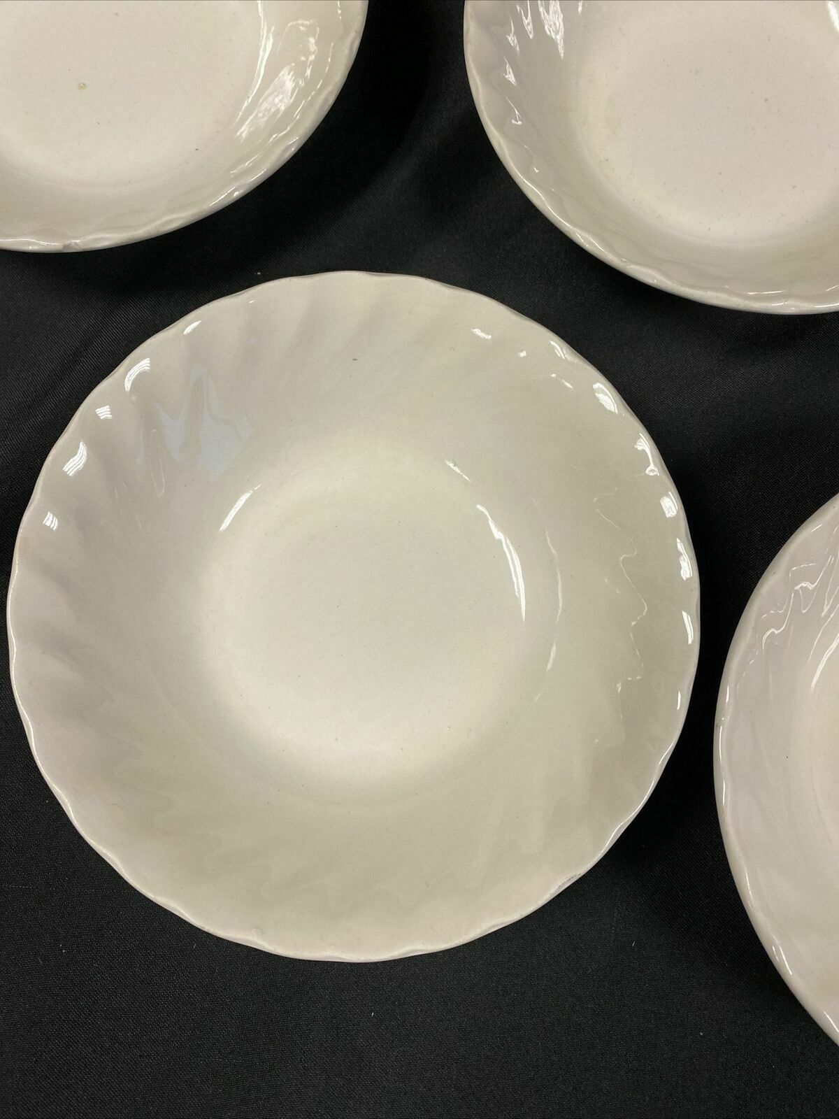 Myott Meakin Ltd 1982 - Coupe Cereal Bowls 6 3/8" (Set x 5 ) - (7743)