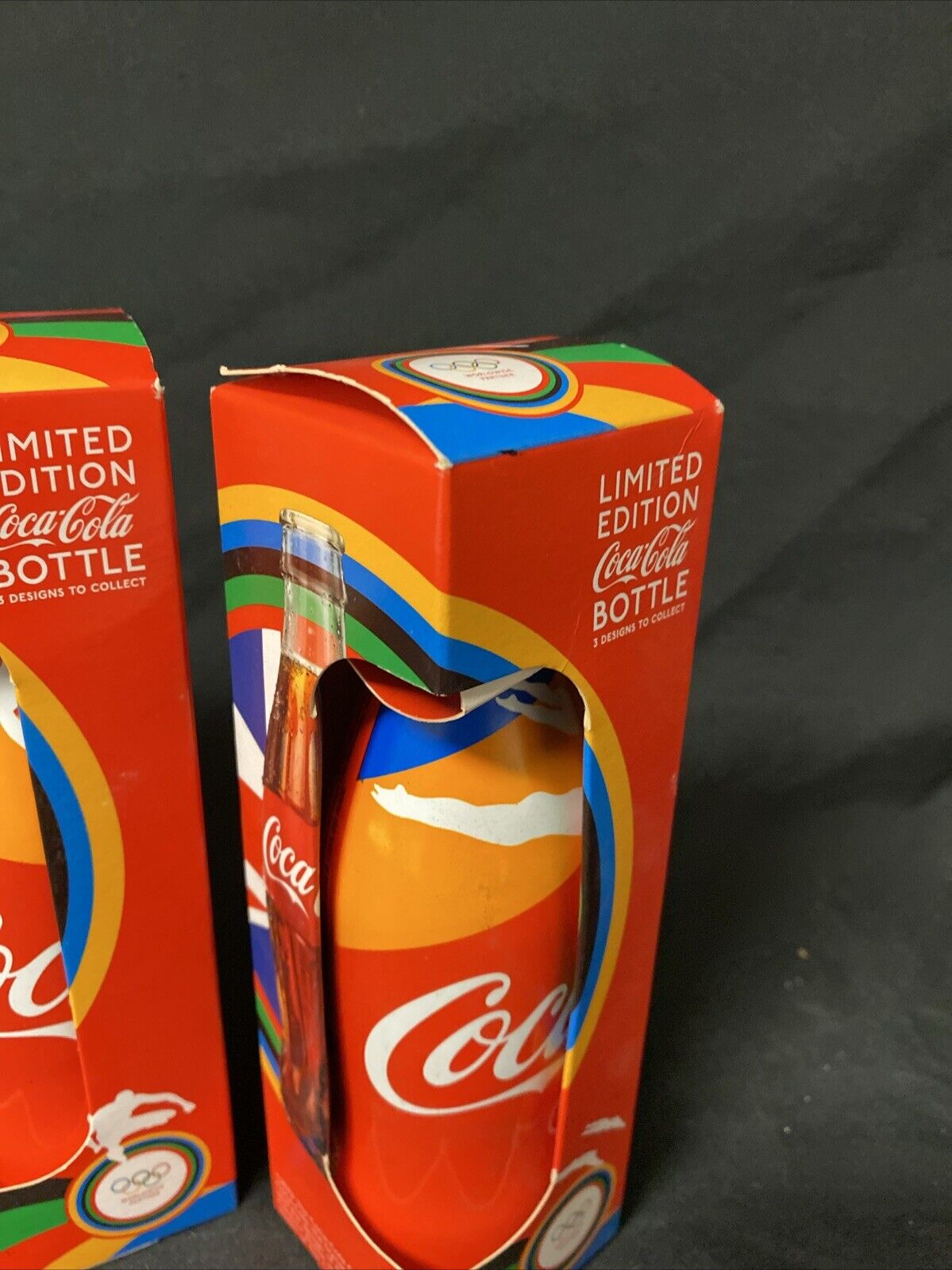 Coca Cola Limited Edition Olympics London 2012 Set of 3 Alloy Bottles - (5521)