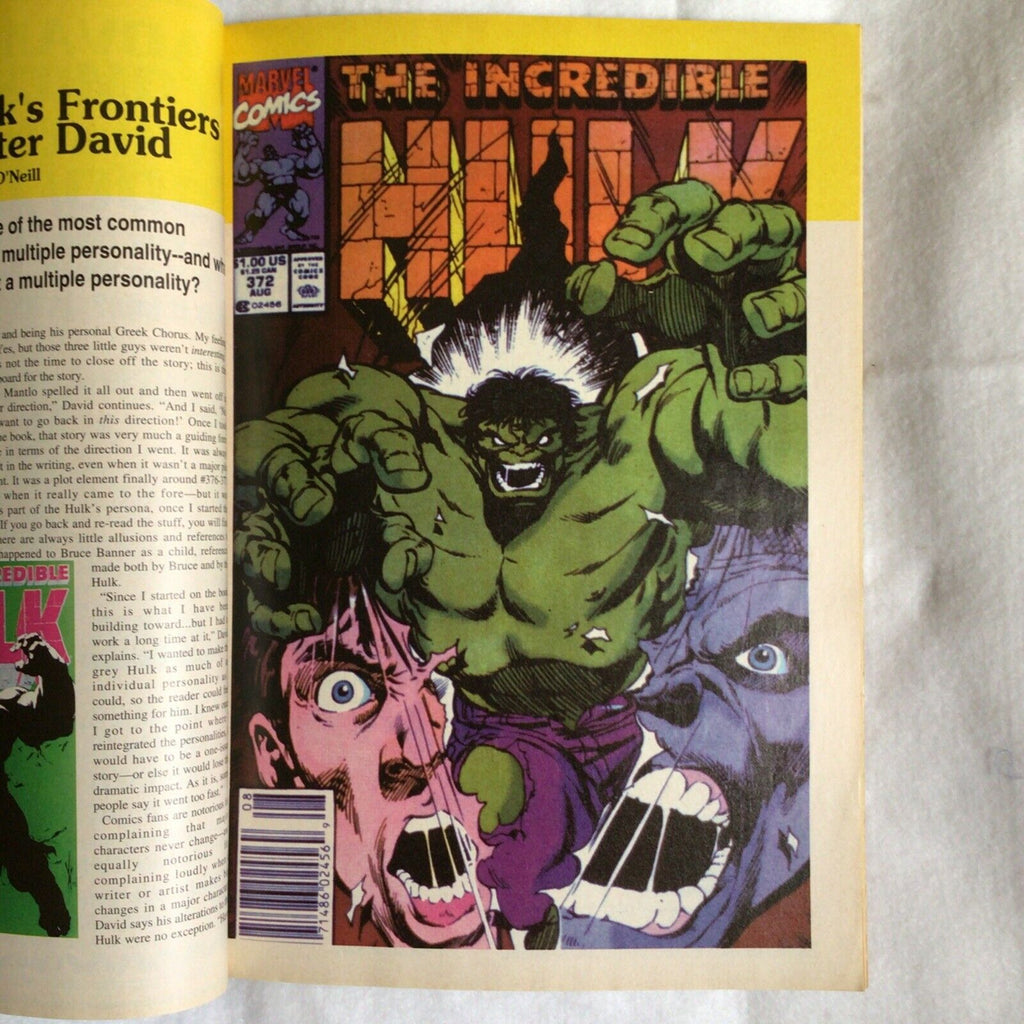 WIZARD Comic Collectors book and price guide No 6 February 1992 - (8898)