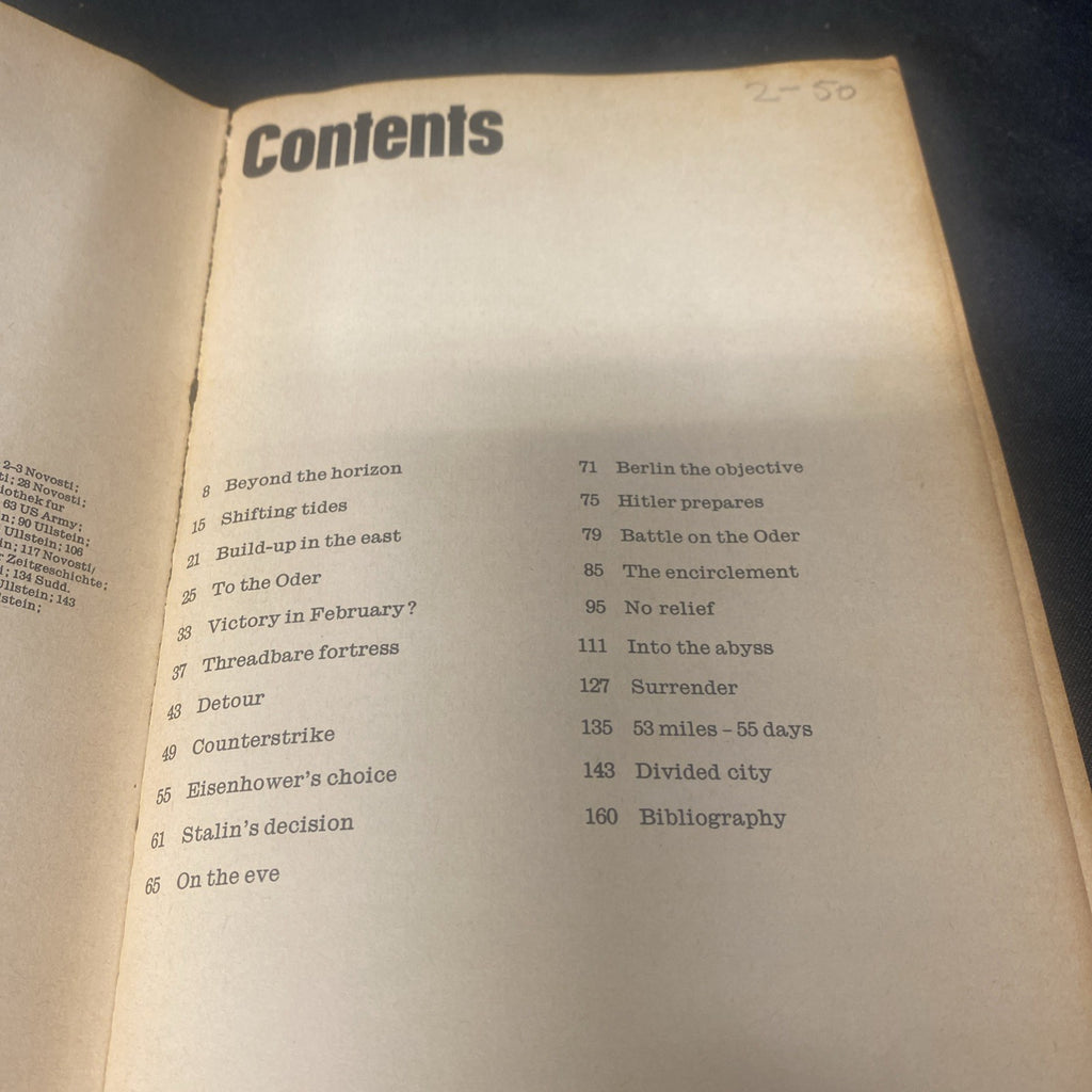 Book - Battle for Berlin end of the Third Reich - 1969 (1529)