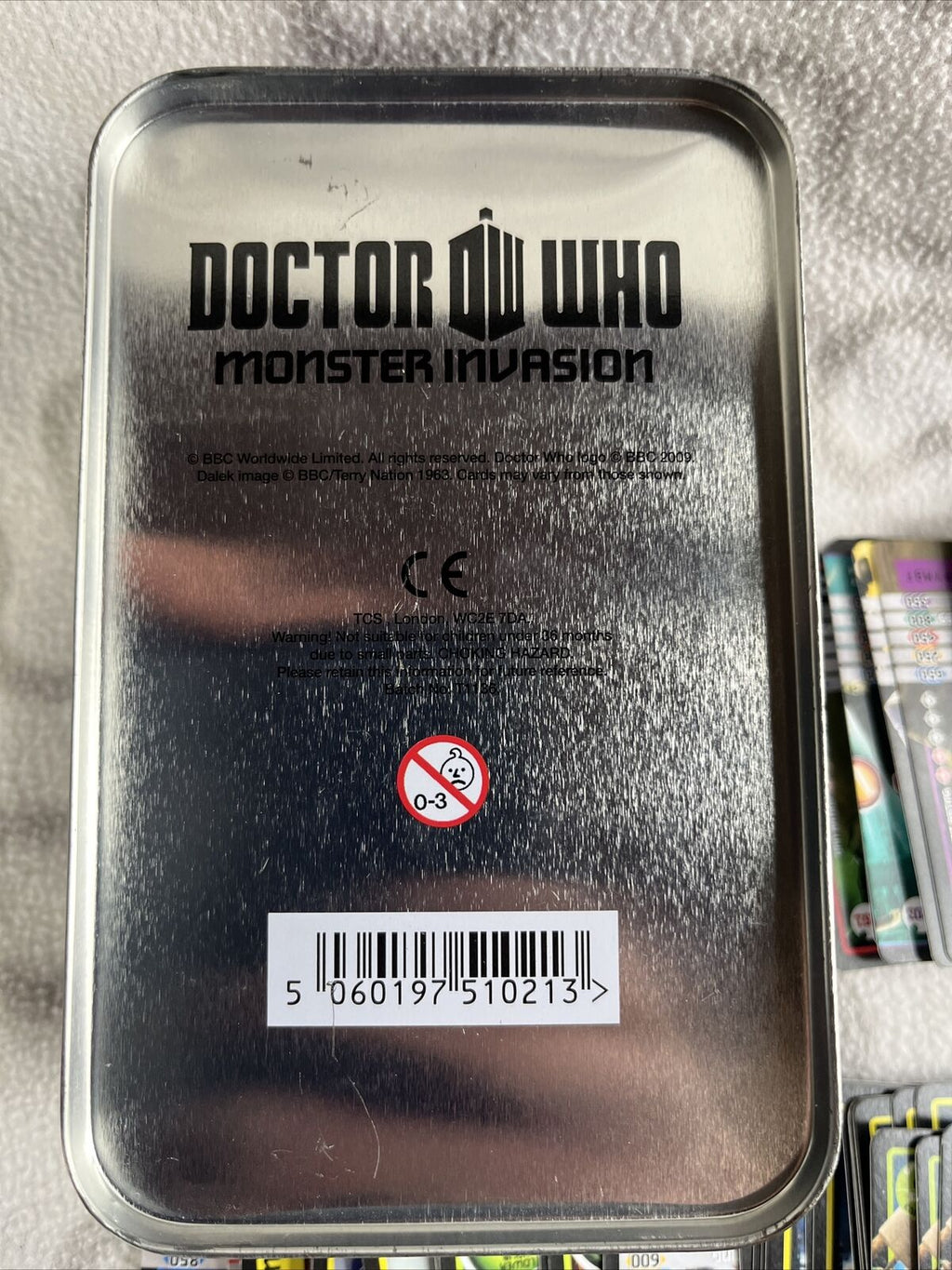 Doctor Who MONSTER INVASION - Dr Who 300+ Single Cards + tin