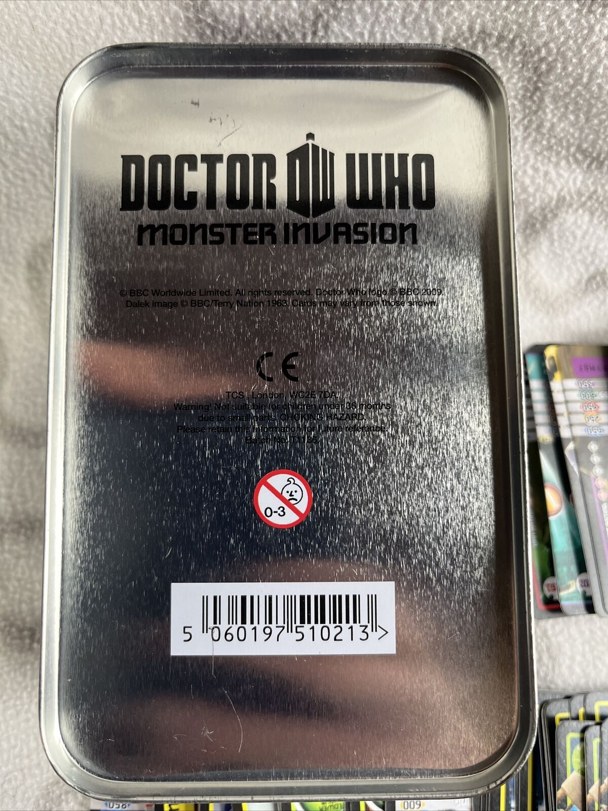 Doctor Who MONSTER INVASION - Dr Who 300+ Single Cards + tin