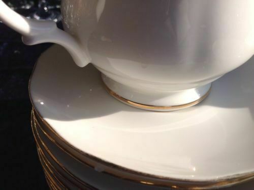 Mayfair Bone China - 22 Saucers , 1 Cup , 2 Milk Jugs 3 Plates Used  - (126)