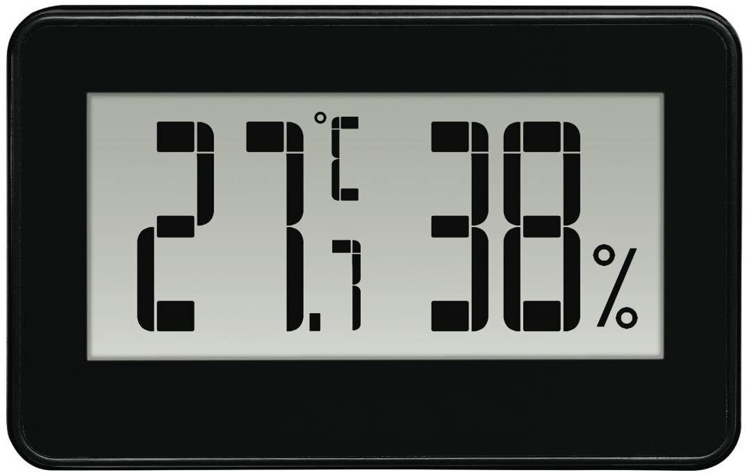 Hama Mini Thermometer Temperature / Hygrometer Humidity BLACK