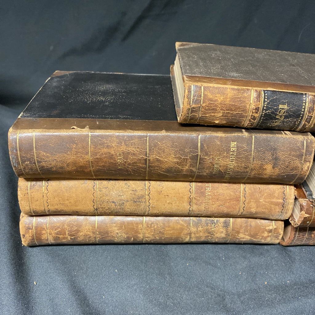 7 x 19thC Rare Theological books in Welsh Lovely Condition