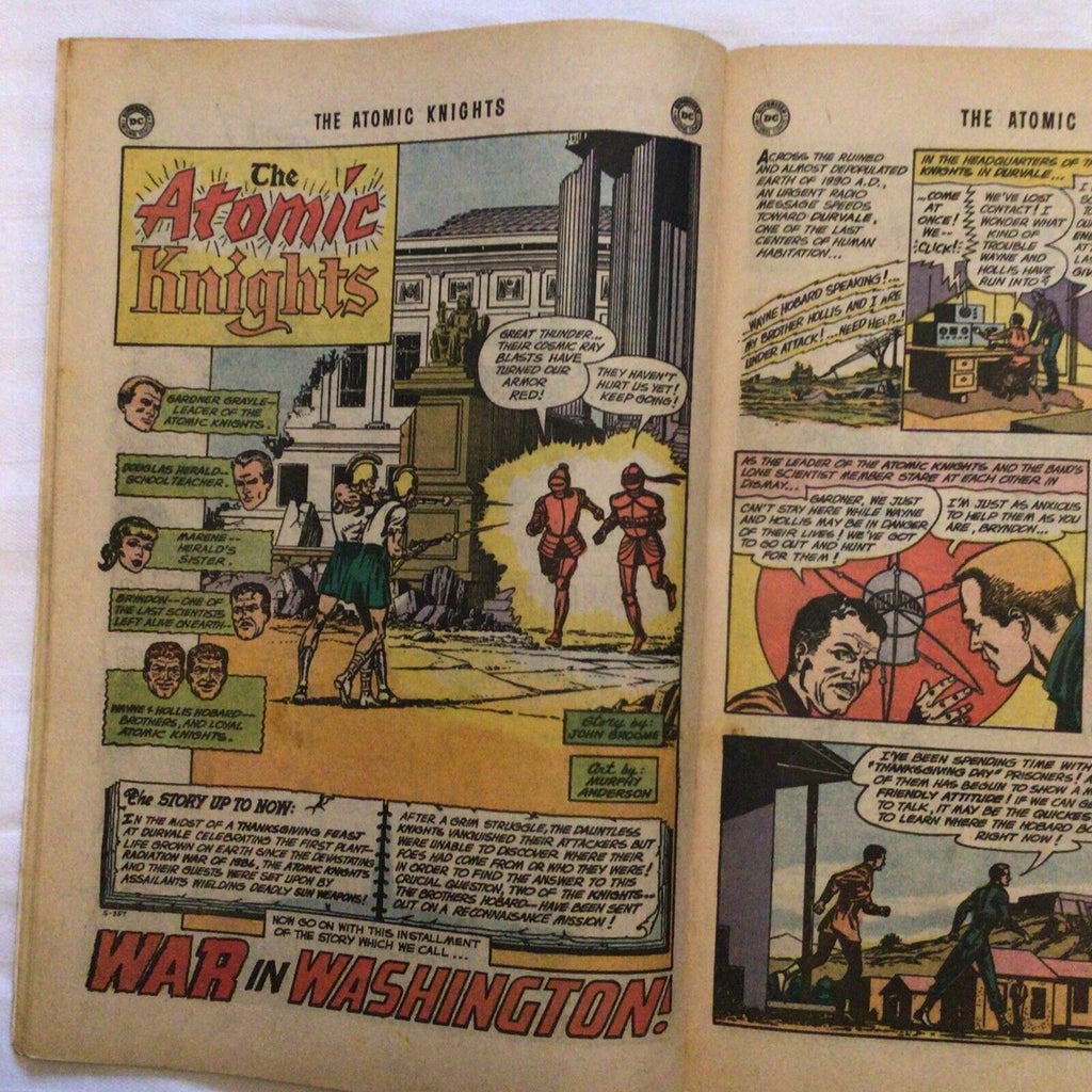 COMIC - DC Comics ADAM STRANGE War in Washington - Apr 1970 - New York - (8867)
