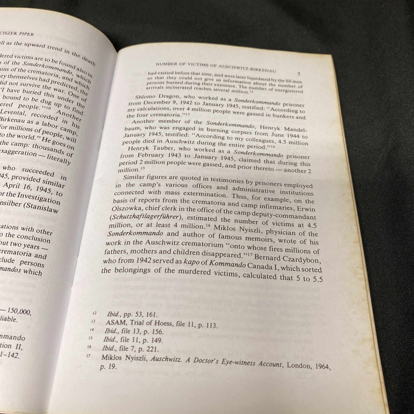 Book - Auschwitz How Many Perished Jews, Poles, Gypsies. by Franciszek Piper (1528)