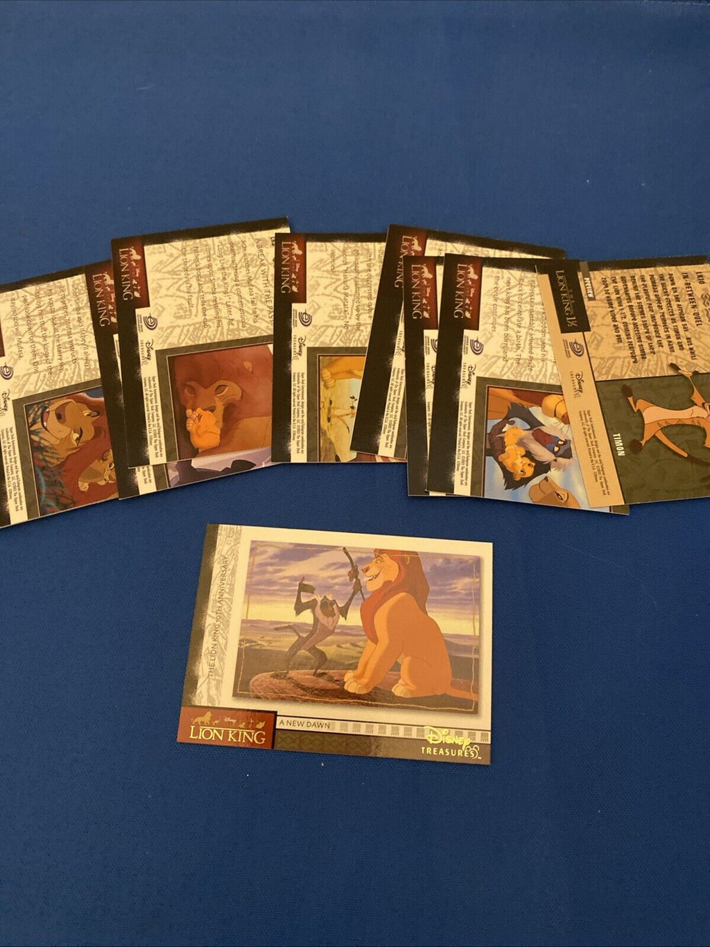 Upper Deck 2003 Disney Treasures Lion King FULL SET  x10 Trading Cards (5760