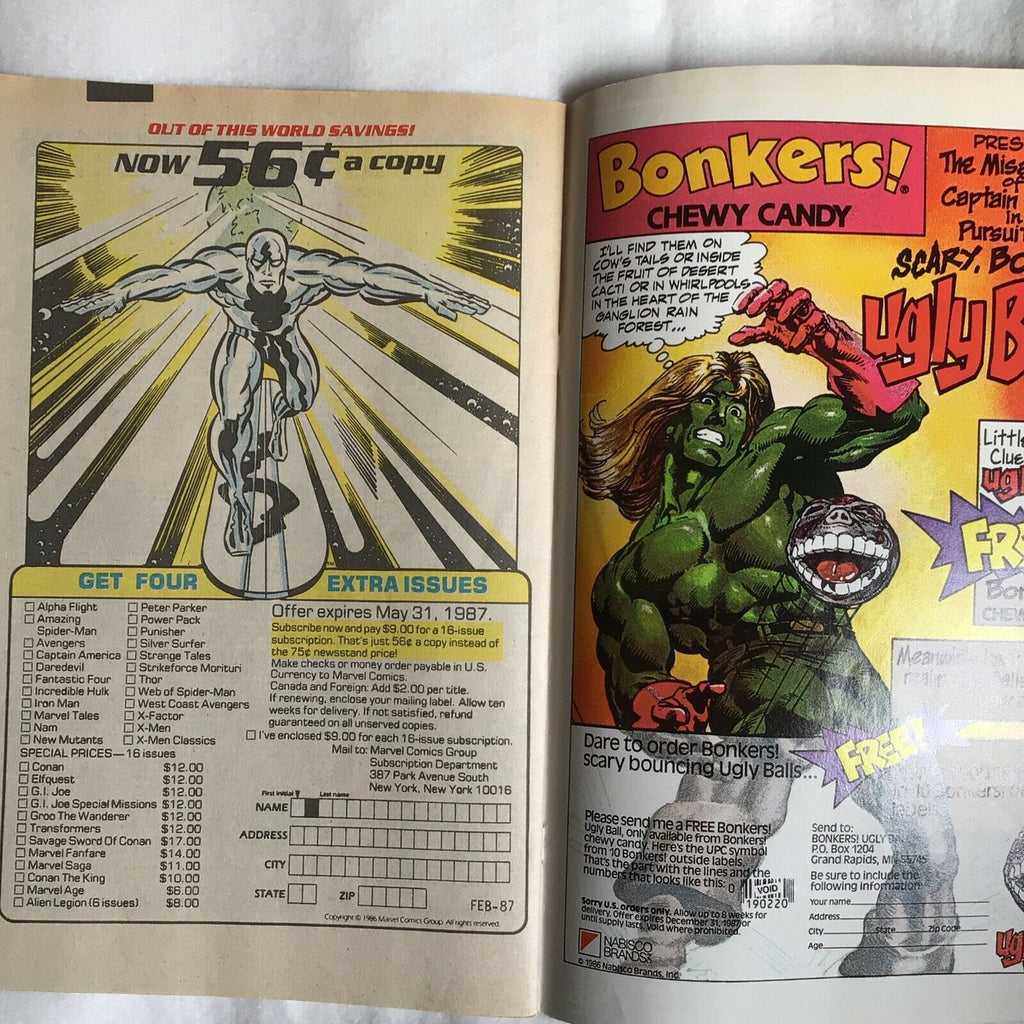 COMIC - MARVEL Comics IRON MAN THE GHOST and the machine June 1987- (8905)