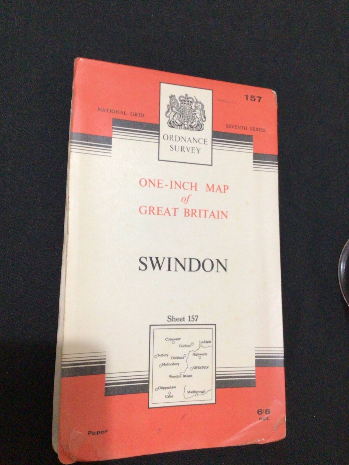 MAP - Ordnance Survey 1 inch 7th Series 1968 - Swindon #157 (8682)