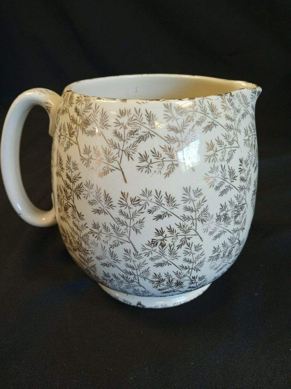 Vintage Jug Sadler Pinkie Crinoline Lady Gilded 12cm Tall - (7889)