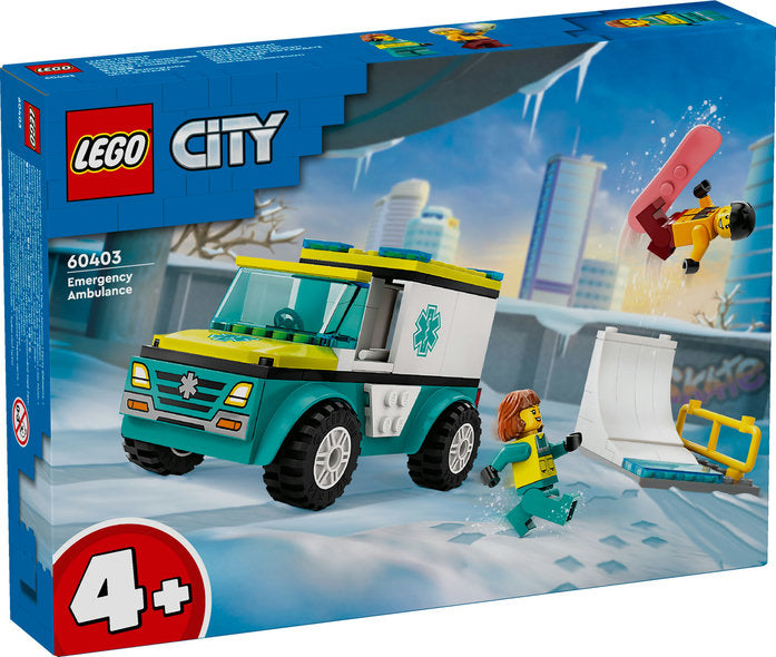 LEGO City - Emergency Ambulance and Snowboarder - 60403