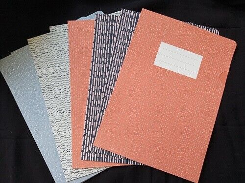 Wallet Folders 8 x individual folders in 4 designs.  Takes A4 documents - (3813)