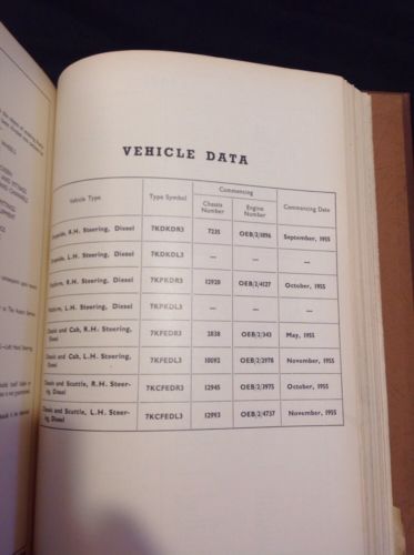 B.M.C. 7-Ton Truck Parts List - The Austin Motor Co Ltd - 1956 -Unused Book (339