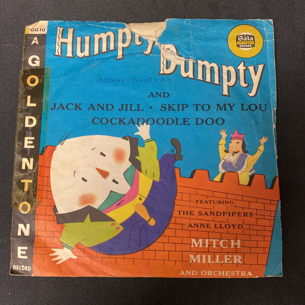 VINYL RECORD - Goldentone ORANGE Vinyl Jack & Jill, Skip to my Lou - (1438)