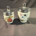 Royal Worcester Egg Coddler A Skippety Tale 4" and Berry 3.5" - (2091)