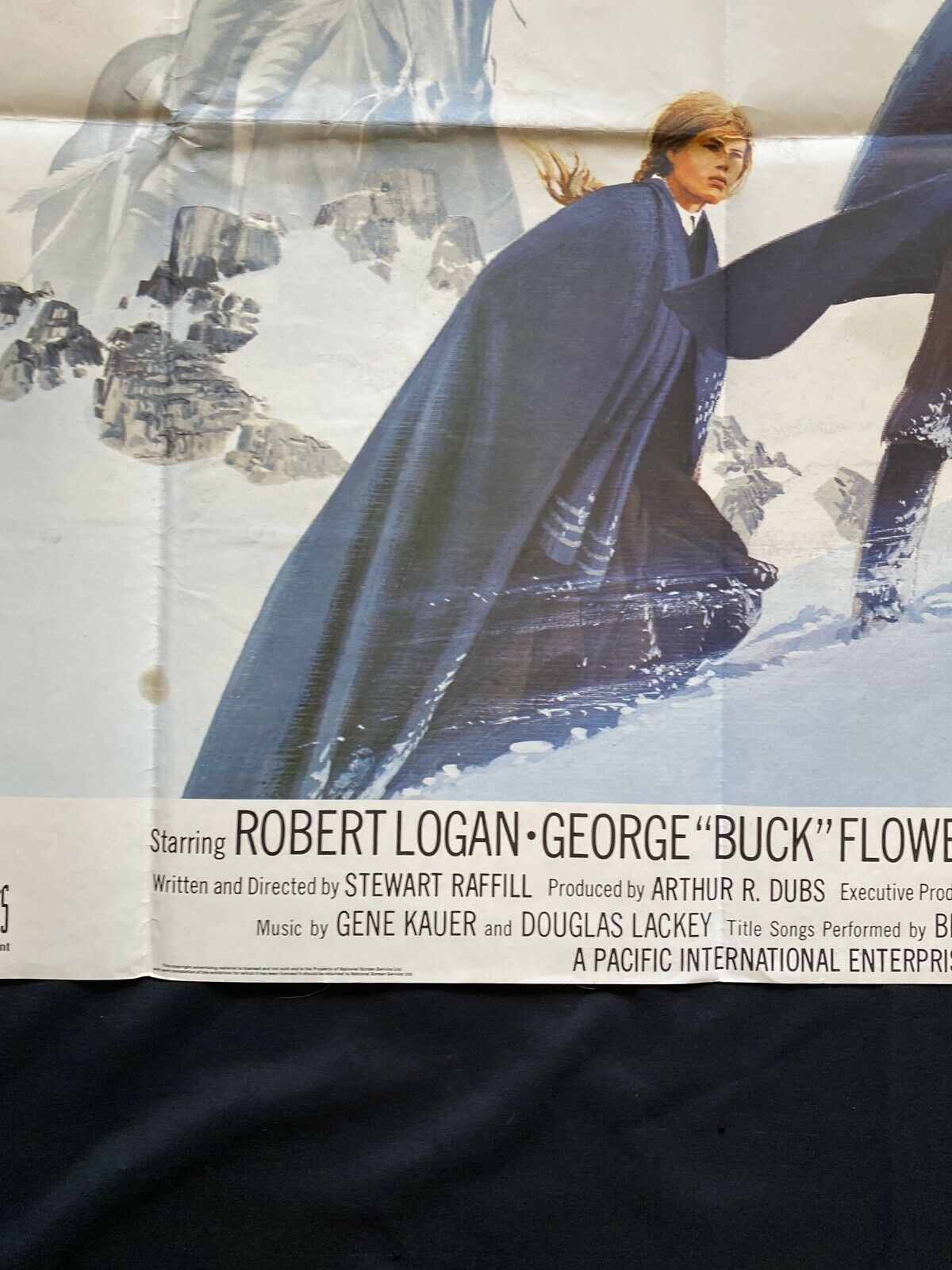 ORIGINAL UK QUAD POSTER - Across the Great Divide - 1976 - 30" x 40" - (6564)