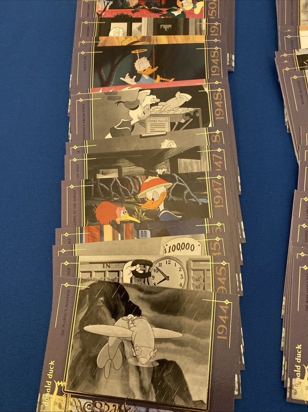 Upper Deck 2003 Disney Treasures Donald Duck filmography x44 Trading Cards (5754