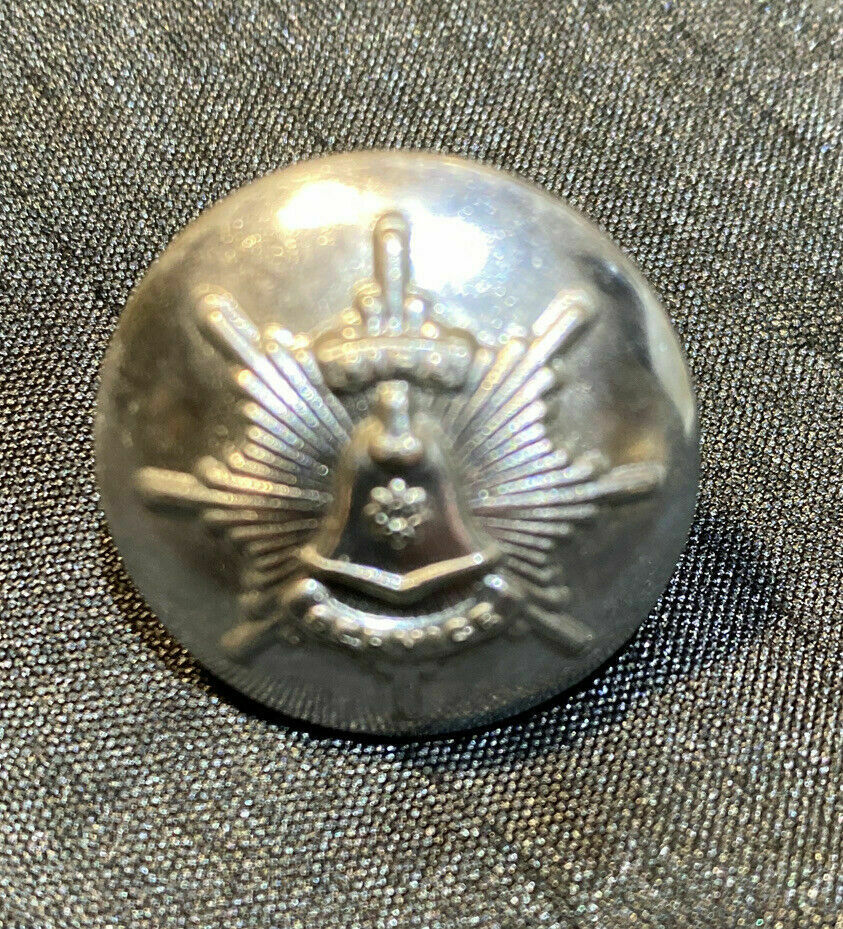 FIRE BRIGADE Vintage Tunic Button - EASTERN REGION Helmet on Star 25mm  (7604