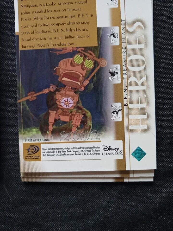 Upper Deck 2003 Disney Treasures Series FULL SET x 90 Trading Cards -(5736)