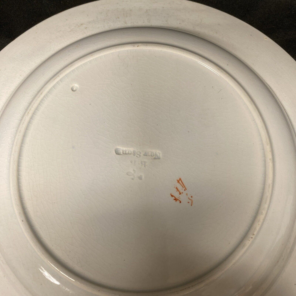 1861 MINTON Ceramic Imari Plate Floral Lyre Best Body Mark England 26cm - (5238)