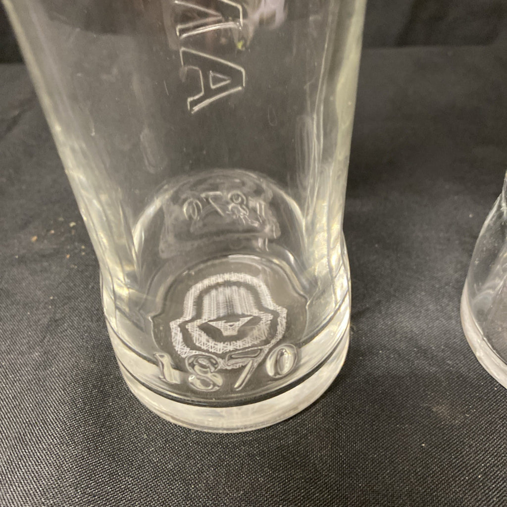 2X Amstel Bier Etched Pint Glasses Lager Drinks Home Bar Pub Party (1333