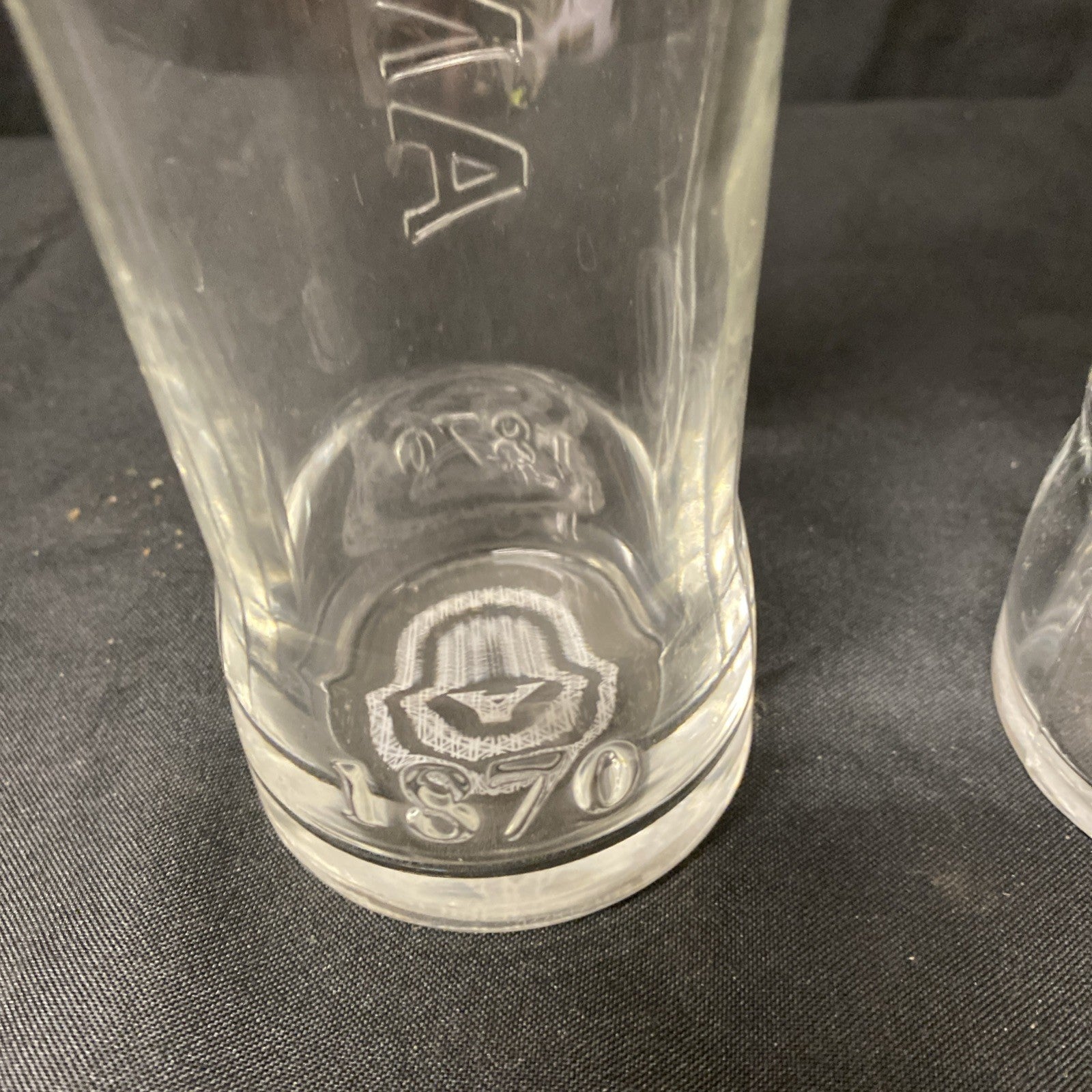 2X Amstel Bier Etched Pint Glasses Lager Drinks Home Bar Pub Party (1333