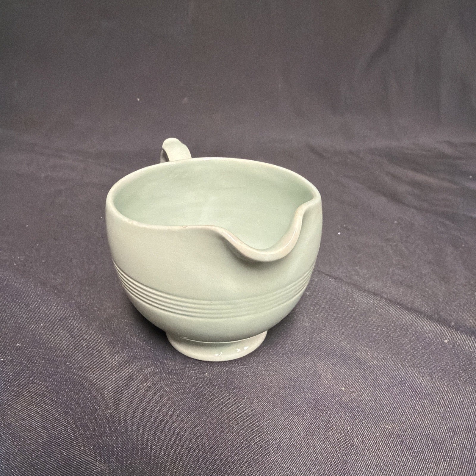 Wood's Ware Beryl Utility Green 1940's Large Creamer Jug 7.5cm tall- (1926) 