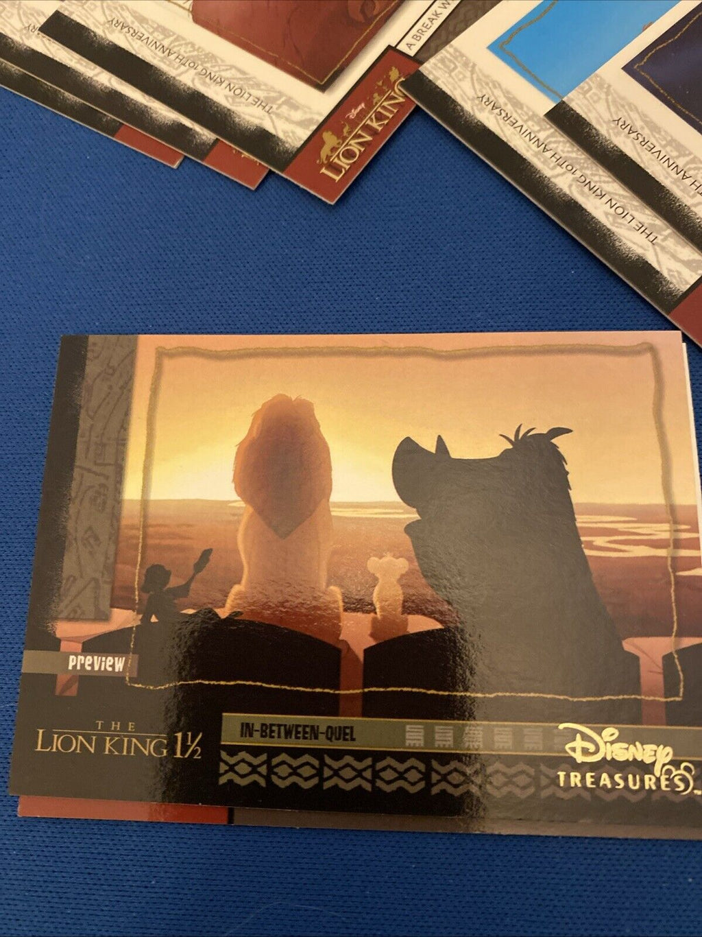 Upper Deck 2003 Disney Treasures Lion King x7 out of 10 Trading Cards (5766
