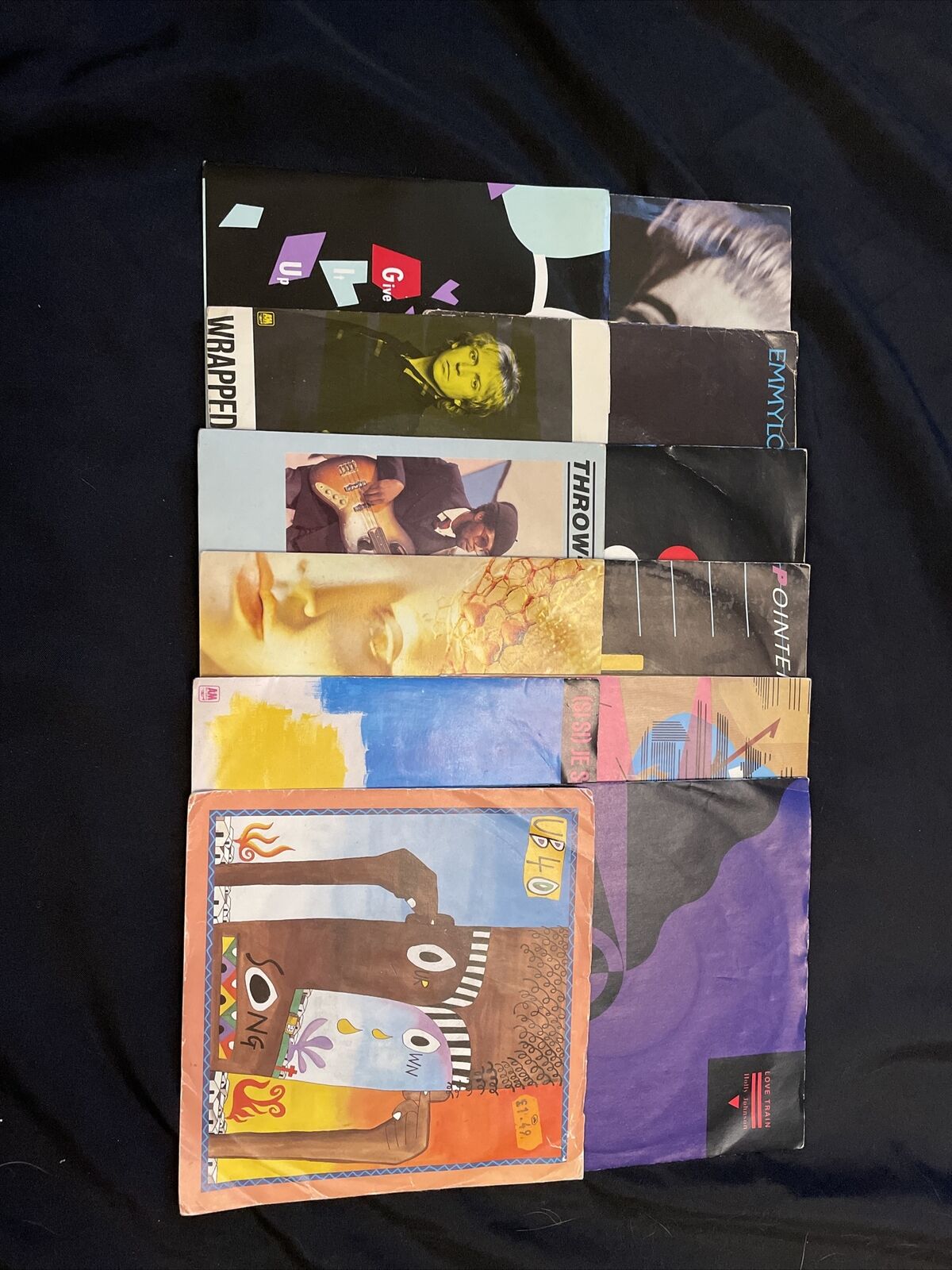 Vintage 1980's 7" Singles x12  The Police Holly Johnson UB40 + More (8361
