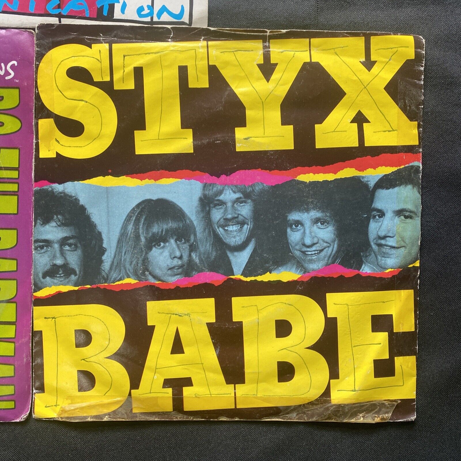 Vinyl Records 7" Singles 5 x 1980's Spandau Ballet, The Simpsons Etc -9453