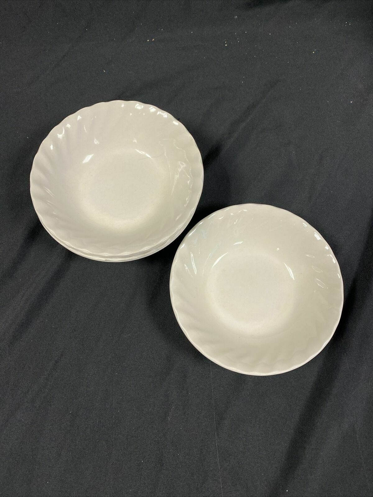 Myott Meakin Ltd 1982 - Coupe Cereal Bowls 6 3/8" (Set x 5 ) - (7743)