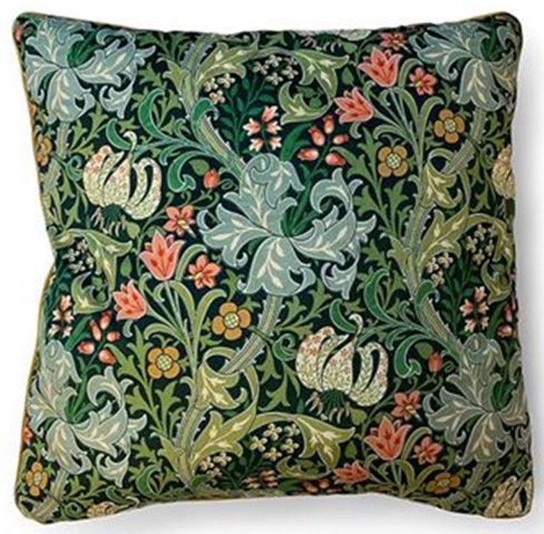 William Morris licensed Pillow cushion - Golden Lily - Size 55x55cm