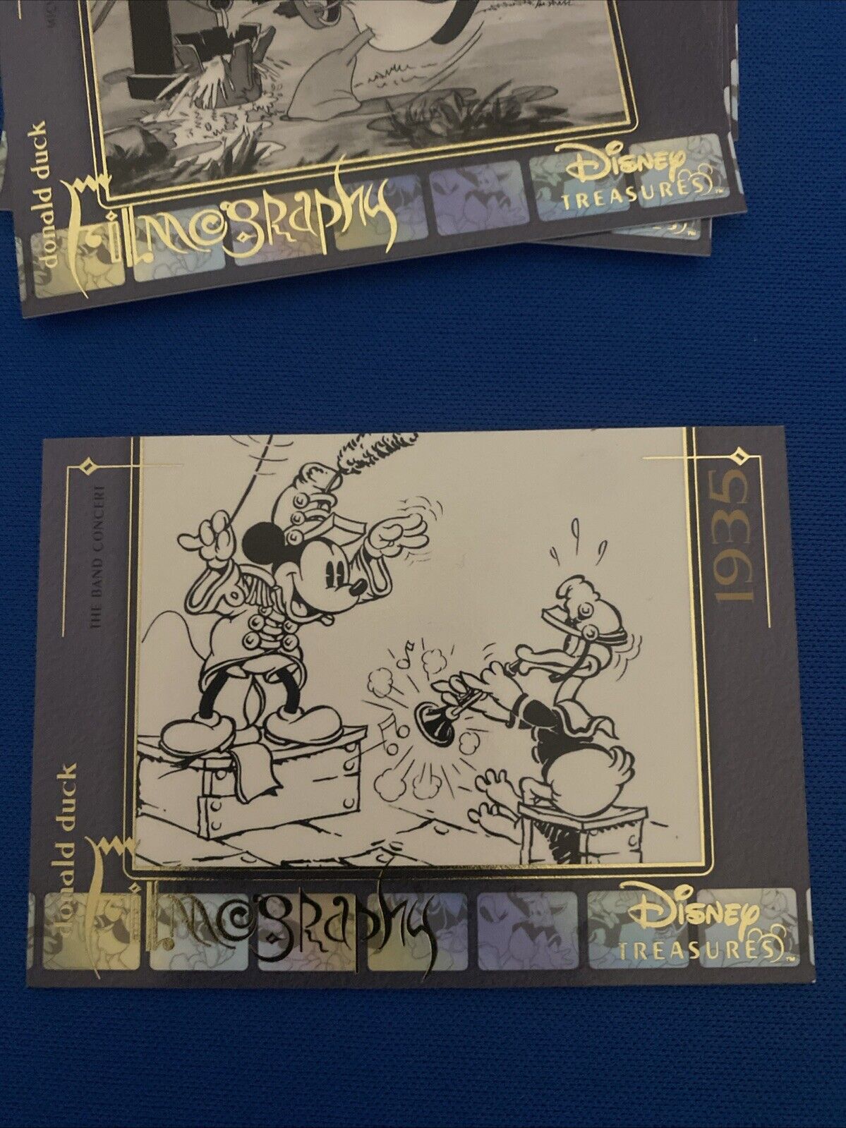 Upper Deck 2003 Disney Treasures Donald Duck filmography x37 Trading Cards (5755