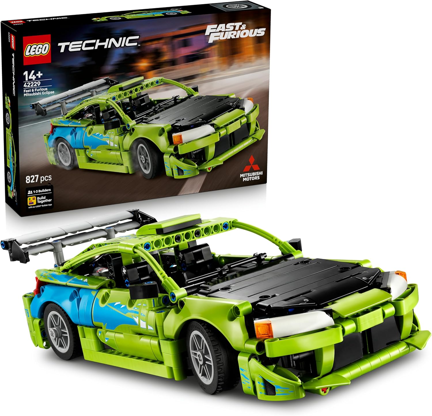 LEGO Technic - Fast and Furious Mitsubishi Eclipse Car - 42229