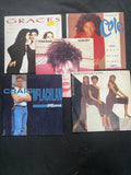 Vinyl Records 7" Singles 5 x 1980's Toni Basil Pointer Sisters Graces - 9440