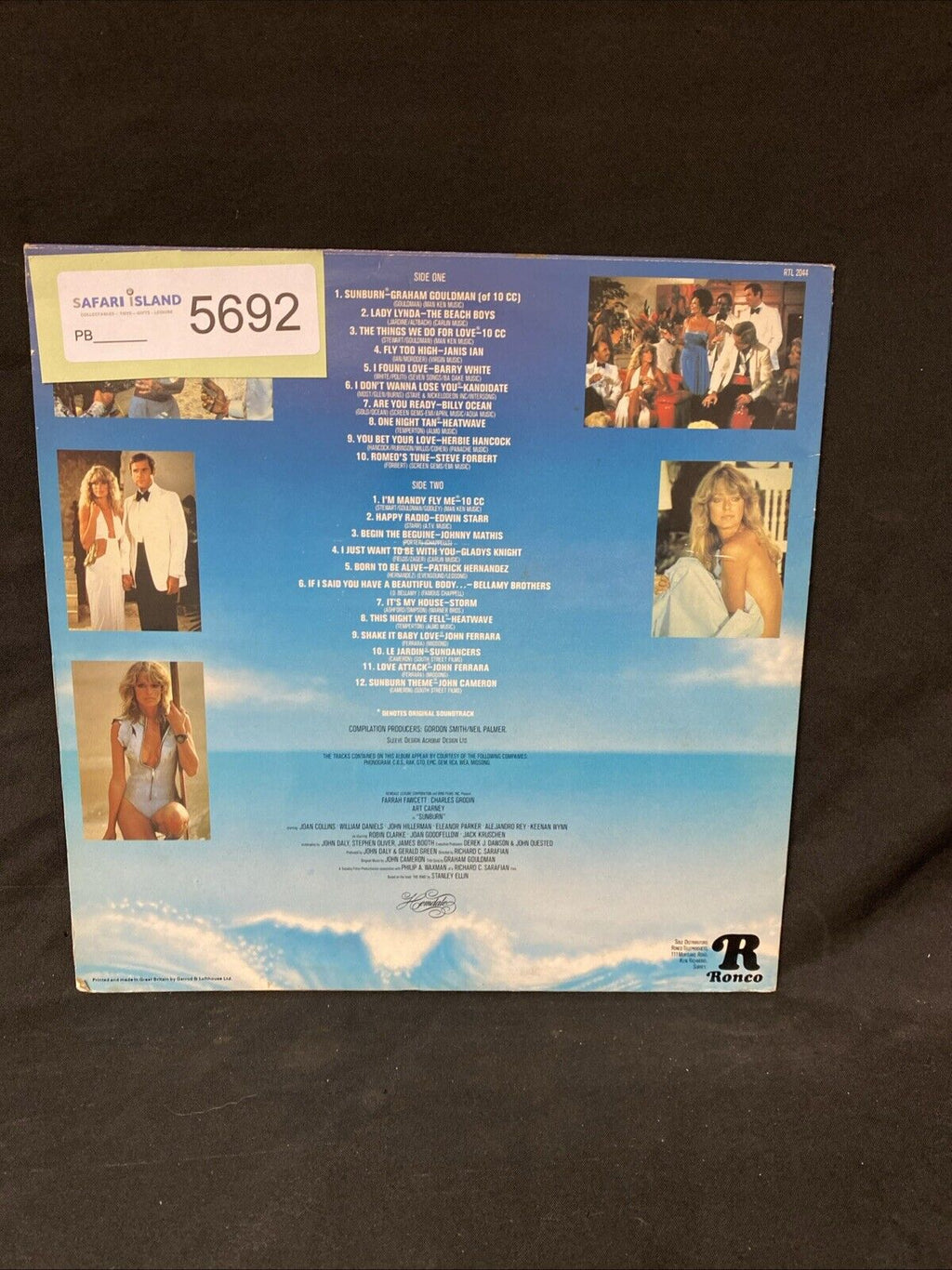 VINYL RECORD - Sunburn - Film soundtrack 22 Disco Hits 1980 - (5692)